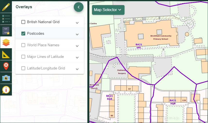 Overlay Geographic References